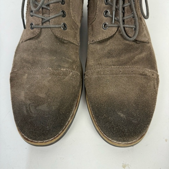 Hawker Rye Suede Brown Lace Up Chelsea Moto Boots Casual main image 9